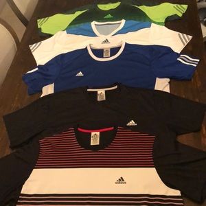 Adidas Tennis Shirts - lot of 5...all XXL